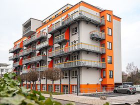 Verwaltungsgebäude VBG Komplettansicht