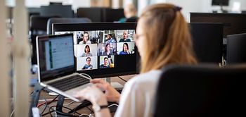 Videoanruf mit Team