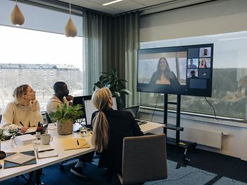 Videokonferenz Teammeetng
