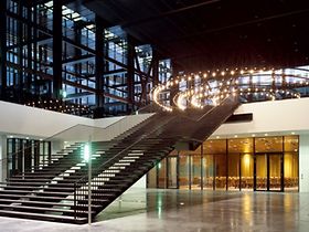 Wandelhalle im Gebäude des EuGH in Luxemburg
