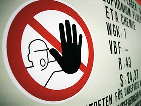 Warnschild
