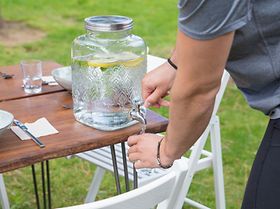 Wasserspender Getränkespender Wasser Party Garten Sommer