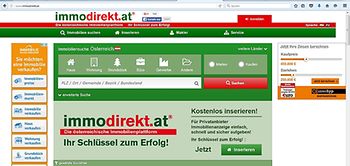 Website Immodirekt.at