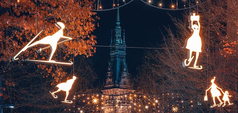 Weihnachtsbeleuchtung der Mönckebergstraße