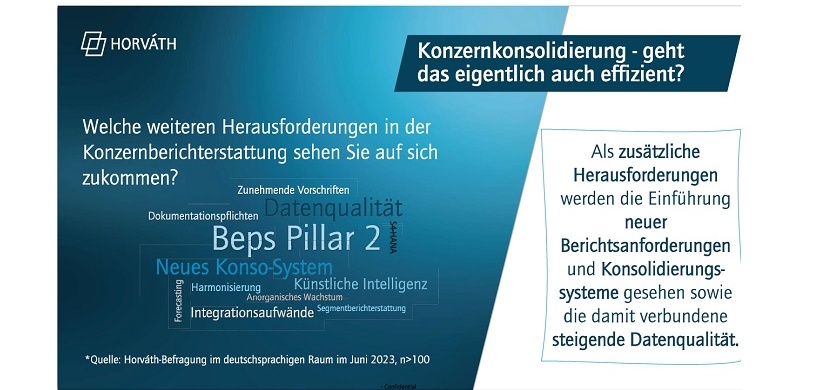 Weitere Herausforderungen: Konzernberichterstattung