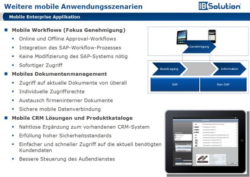 Weitere mobile Anwendungsszenarien