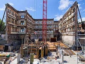 Wiederaufbau Baustelle