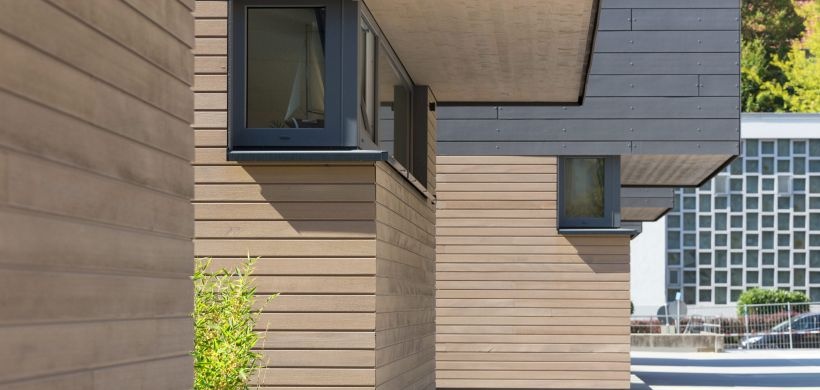 Wobak-Reihenhaus Holz-Leichtbauweise