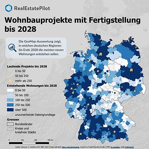  Geomap-Analyse Wohnbauprojekte in Deutschland 