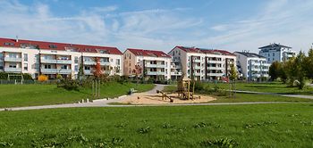 wohnumfeld_Neubau_Quartier_Spielplatz