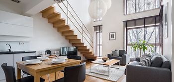 Apartment fancy Innenausstattung möbliert