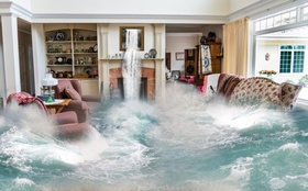 Wohnzimmer Wasserschaden überschwemmt