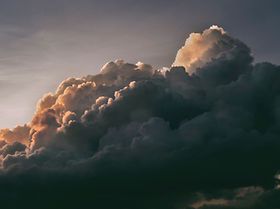 Wolken Sturm Gefahr Hoffnung