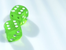 Close-up of two dices