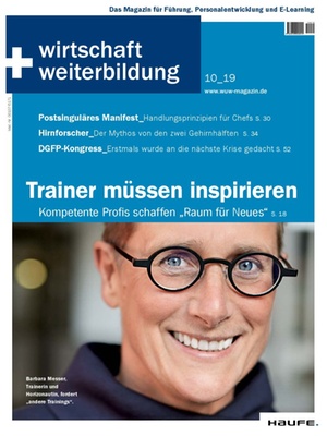 wirtschaft + weiterbildung Ausgabe 10/2019 | wirtschaft & weiterbildung