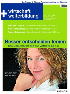 wirtschaft + weiterbildung Ausgabe 11+12/2010 | wirtschaft & weiterbildung