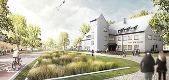 York-Kaserne Münster Visualisierung neues Stadtquartier