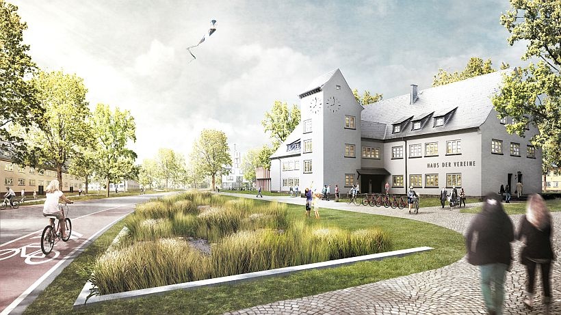 York-Kaserne Münster Visualisierung neues Stadtquartier
