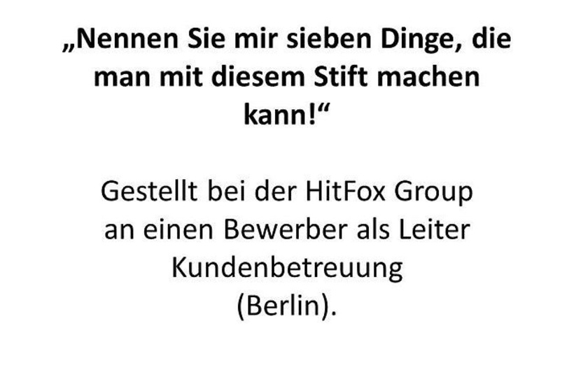 Zehn schwierigste Interviewfragen - Frage 9