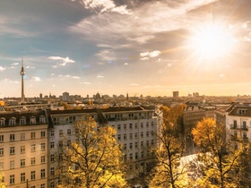 Berlin Stadt Stadtansicht Großstadt Herbst