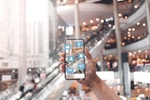 Frau Shopping-Center Mall Smartphone Online modern