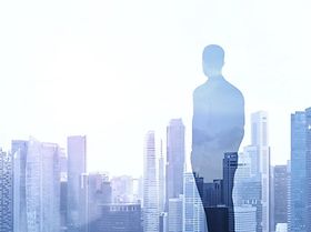 Zukunft, Ausblick, Immobilien, Skyline, Wolkenkratzer