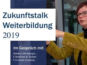 Zukunftstalk Weiterbildung 2019 Luttenberger