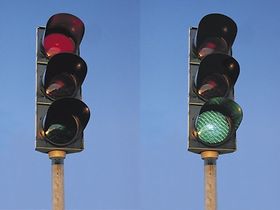 Zwei Ampeln